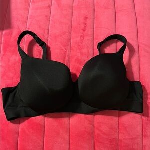Cacique Lightly Lined Balconette Black Bra Size 42C